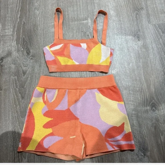Peppermayo Coral Knit Top and Shorts Set - Picture 3 of 8